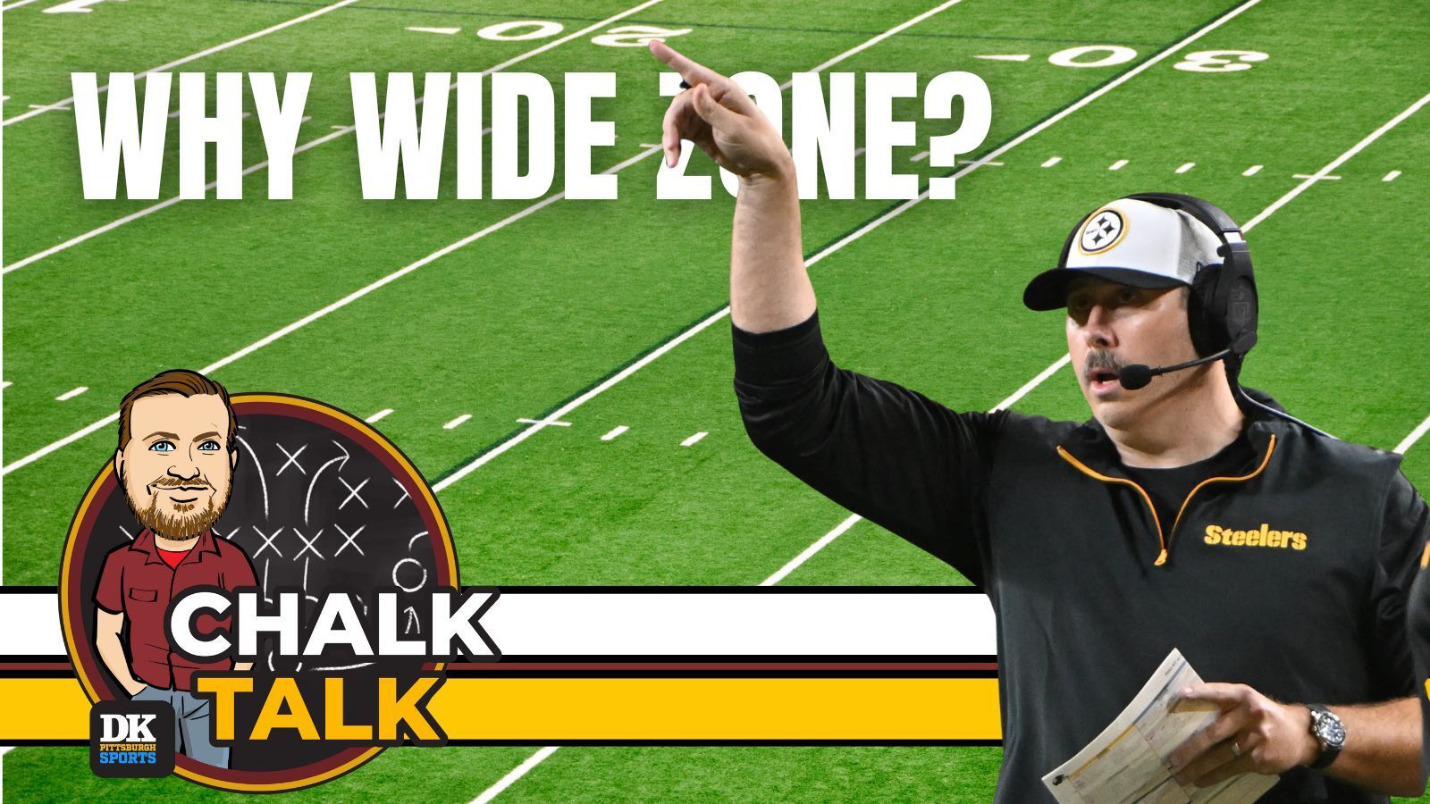 Chalk Talk: Explaining the wide zone scheme taken on the South Side (Videos). Photo by GETTY